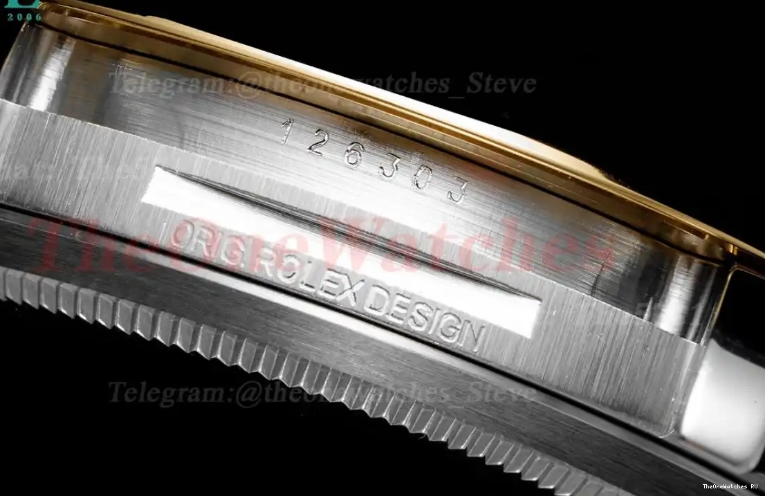 Datejust King 41mm Stk YG 904L White Jubilee VR3235 126303 SS 0626